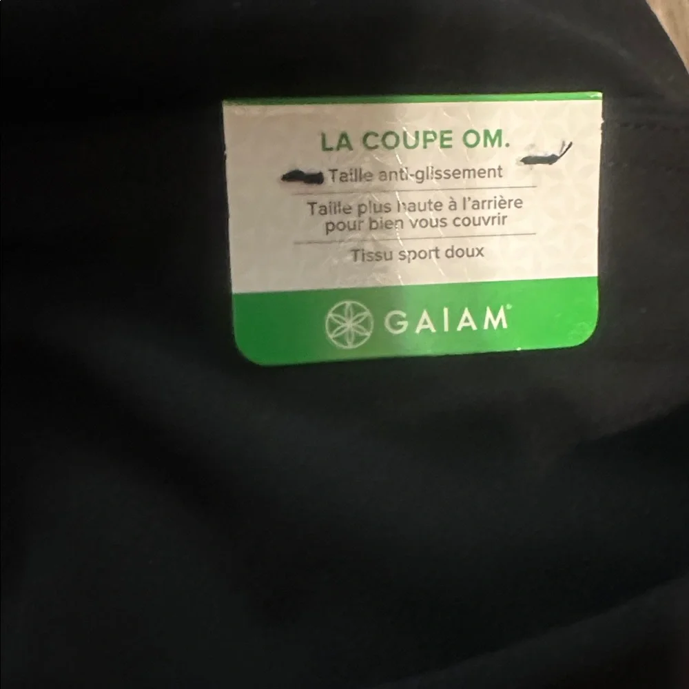 GAIAM OM Hi Rise pocket capri leggings size XL - Picture 3 of 6